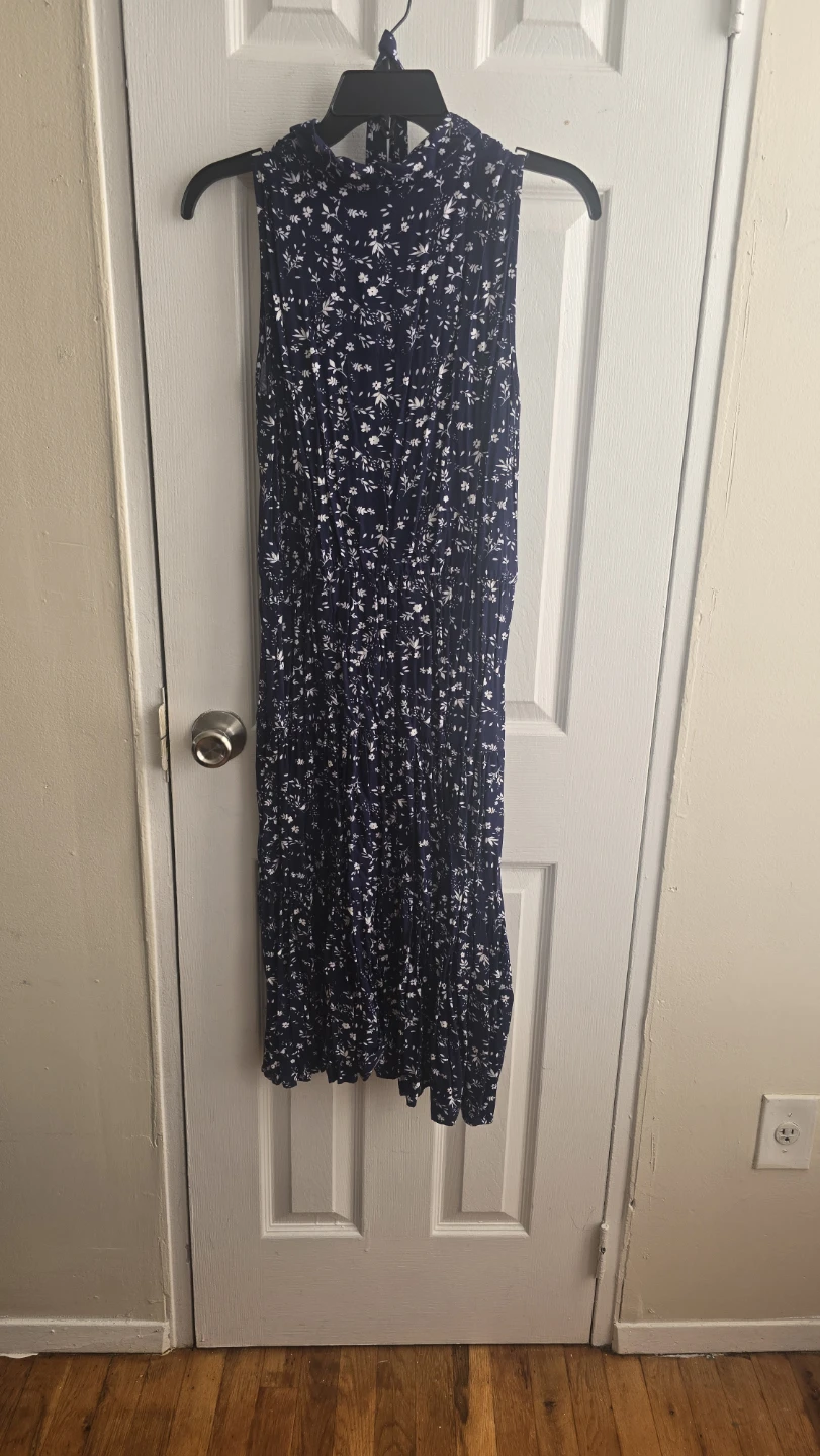 Floral Print Sleeveless Dress