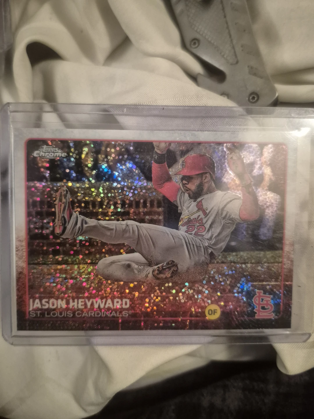 Topps Chrome Jason Heyward St. Louis Cardinals Baseball Card - photo 2