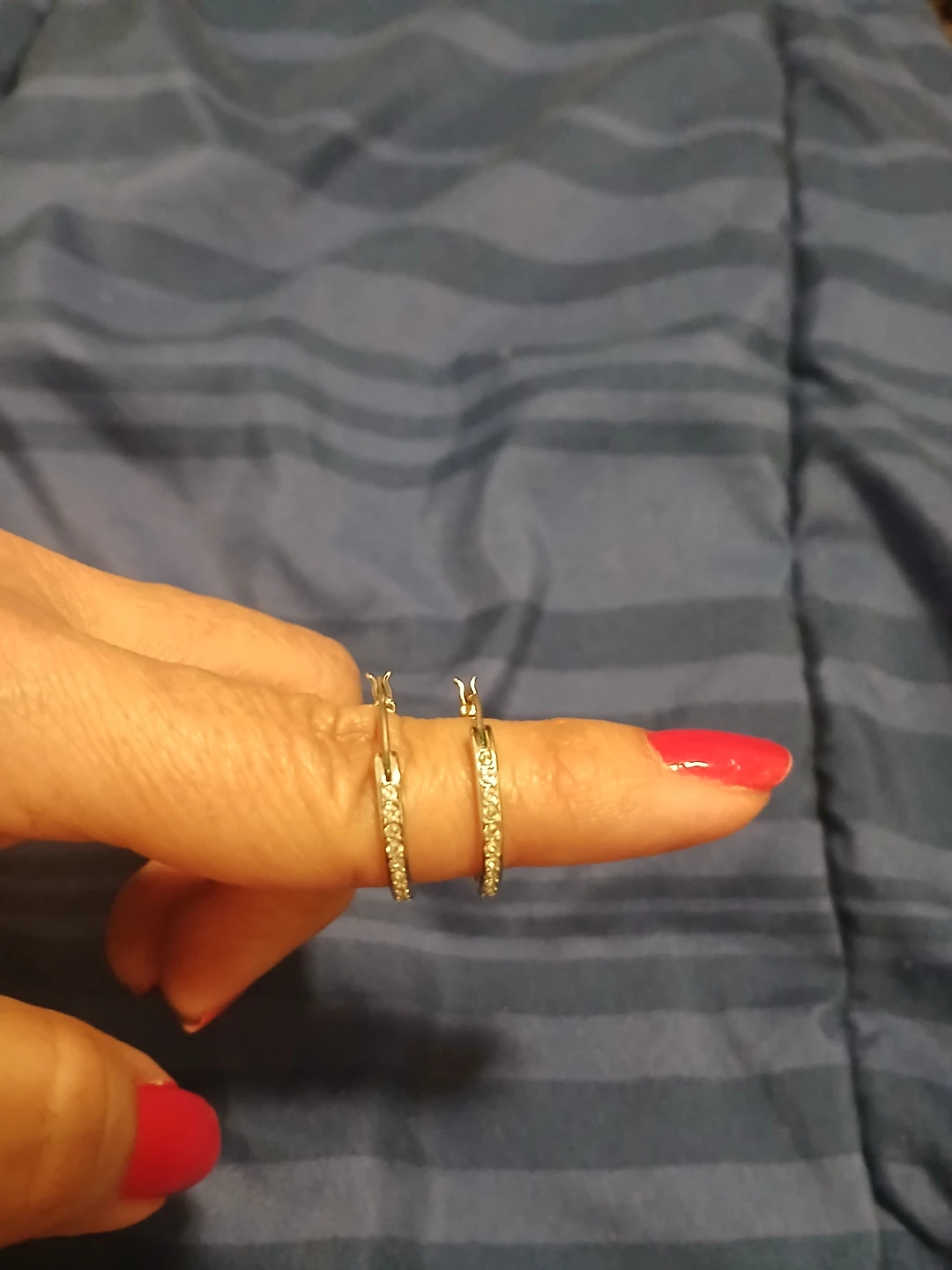 Gold Hoop Earrings - photo 4