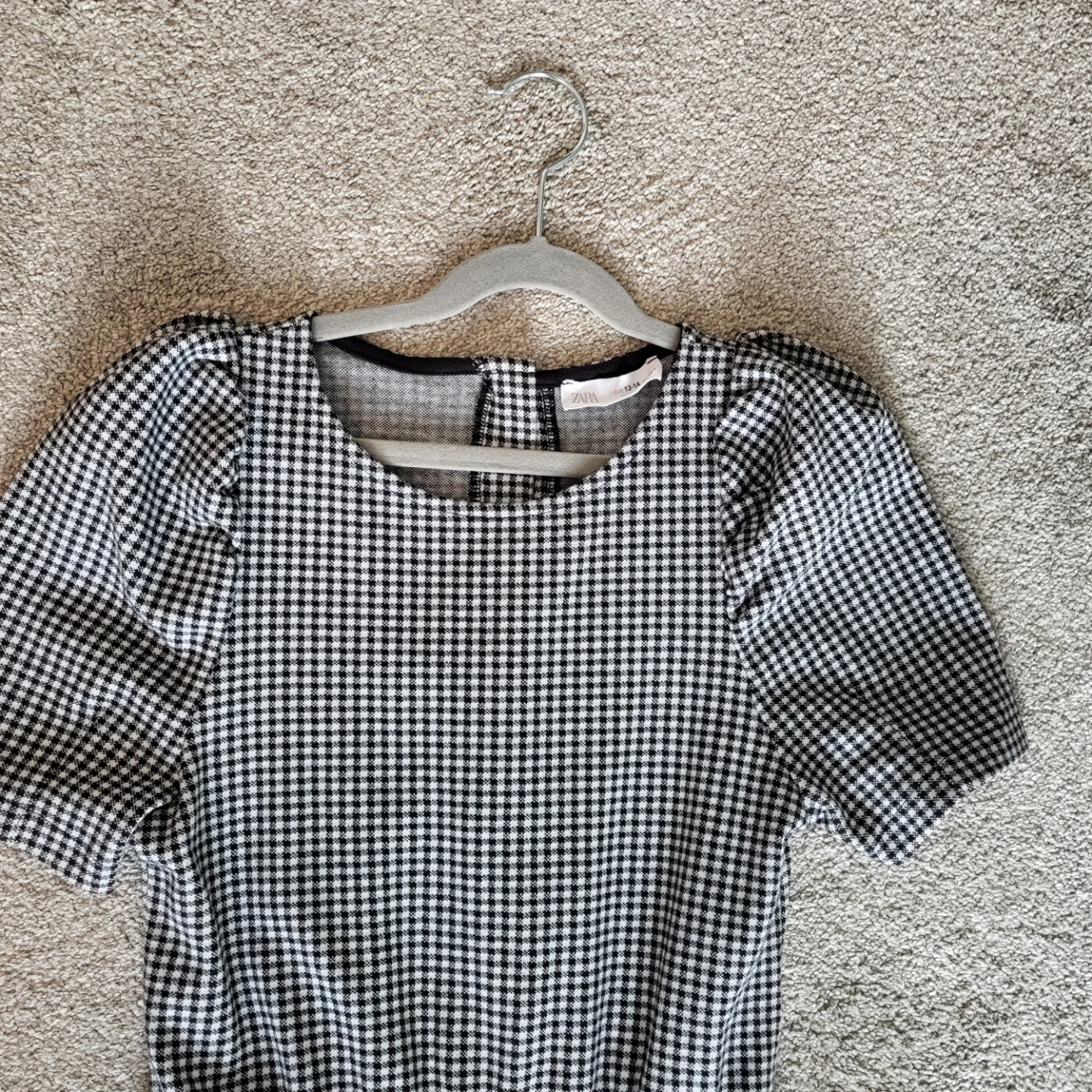 Zara Youth Gingham Jumpsuit - Size 13-14