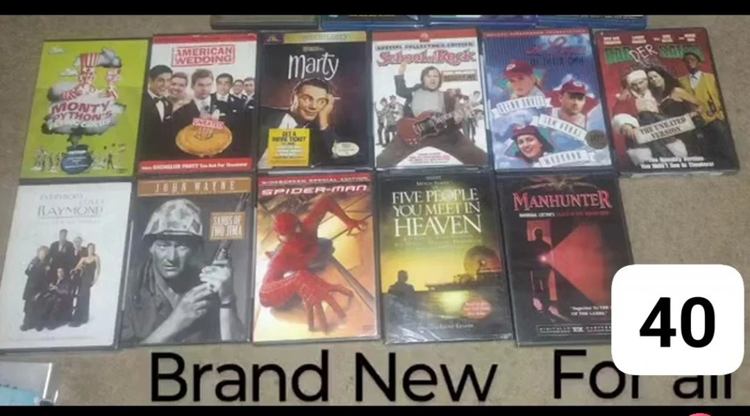 Action,  comedy, horror & children CDs
