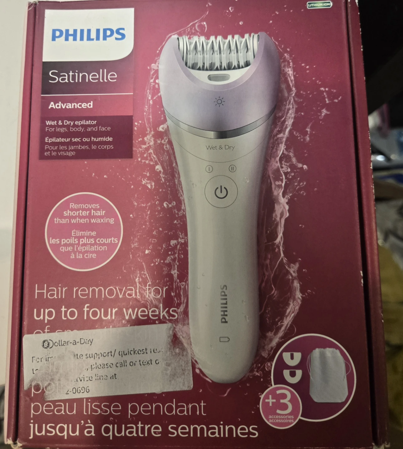 Philips Satinelle Advanced Wet & Dry Epilator