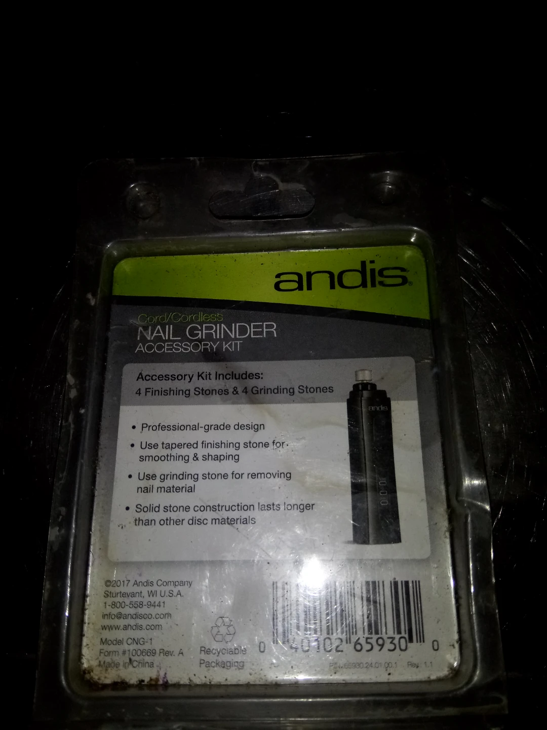 Andis Cord/Cordless Nail Grinder Accessory Kit #65930 - photo 2