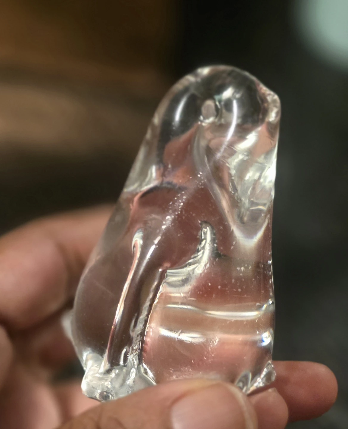Clear Glass Penguin Figurine - photo 2