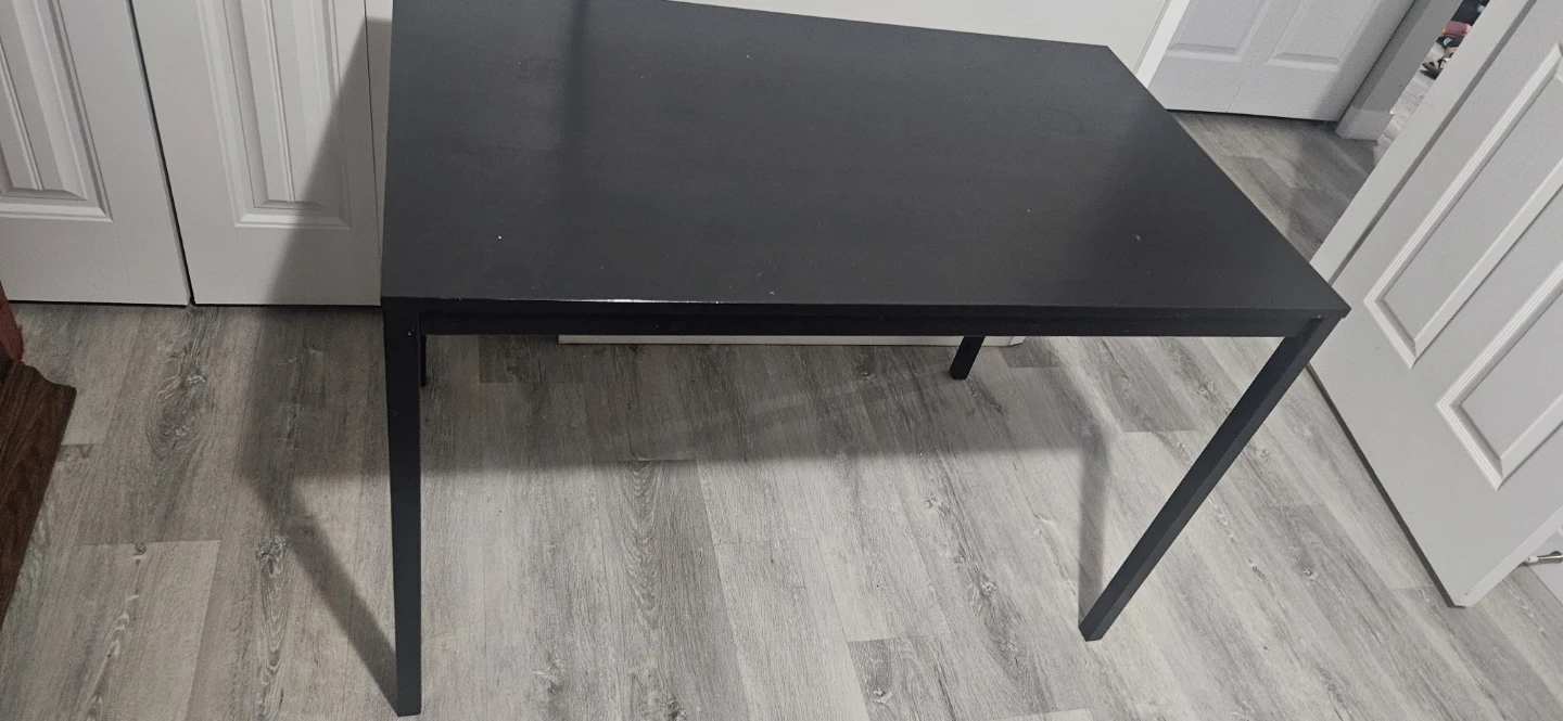 Black Square Dining Table