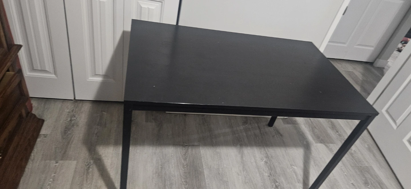 Black Square Dining Table - photo 2