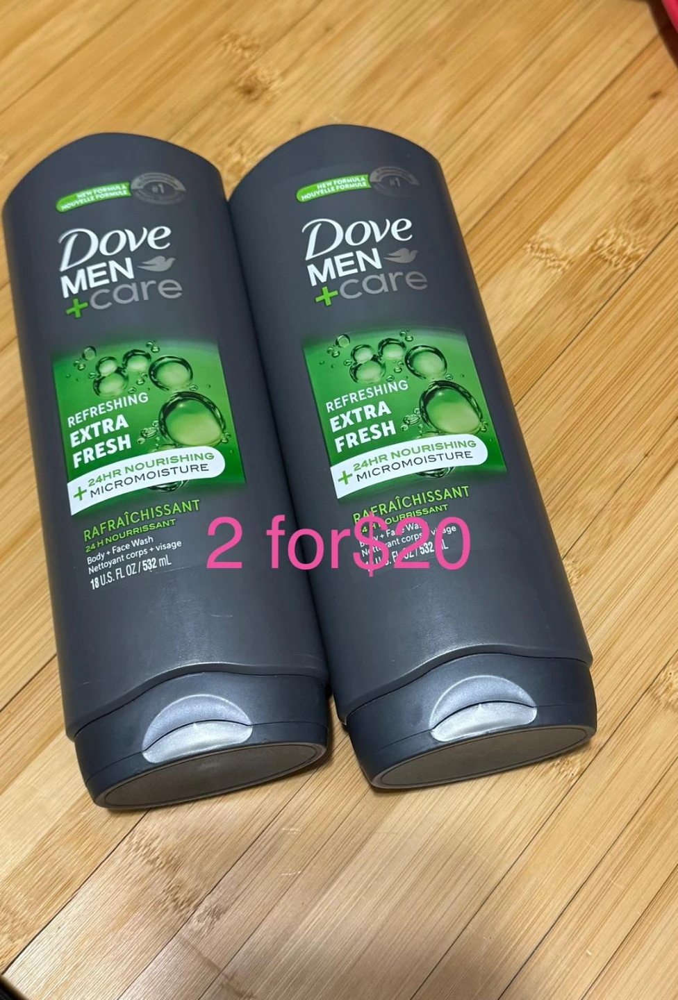 2-pcs Dove men+care body wash