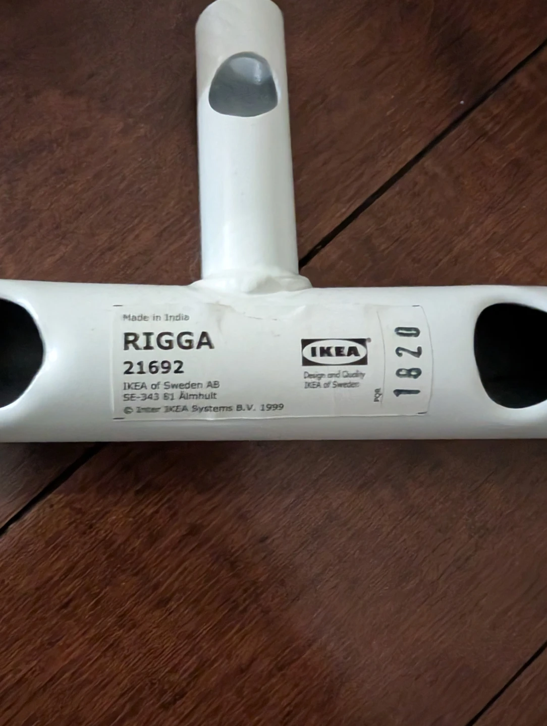 IKEA Rigga Clothes Rack - White - photo 2