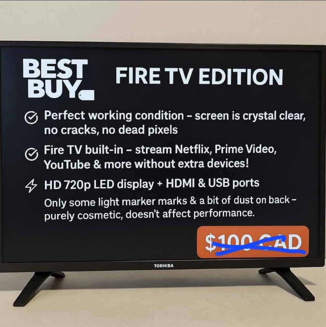 Toshiba 32-inch 720p HD Smart LED Fire TV Edition - photo 2