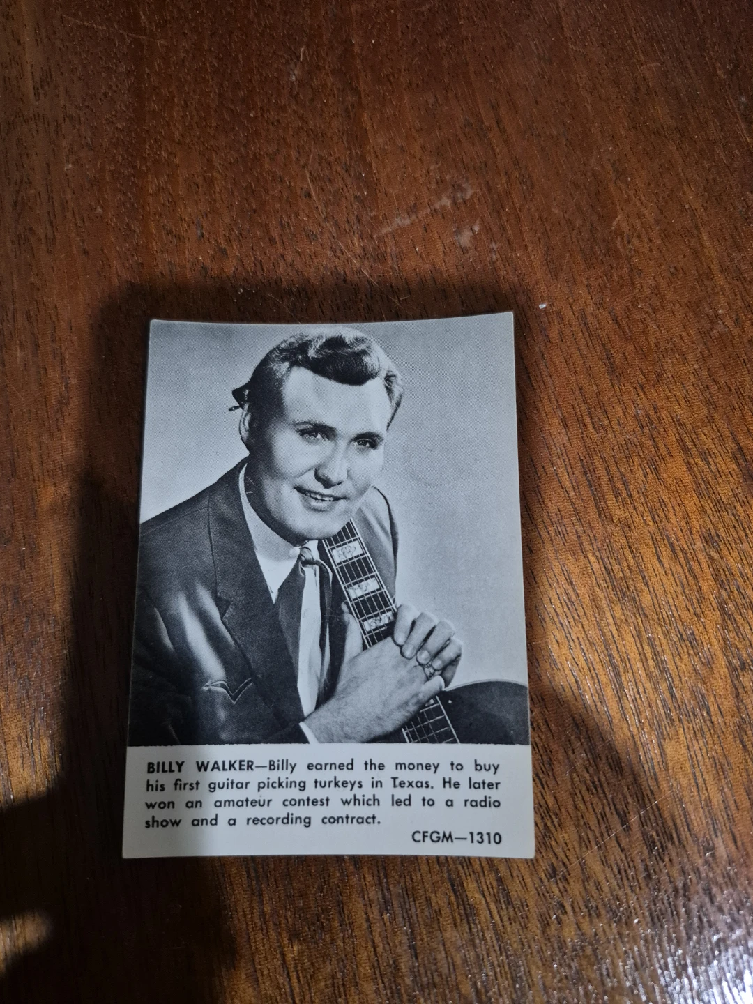 Billy Walker - CFGM-1310 Photo Card