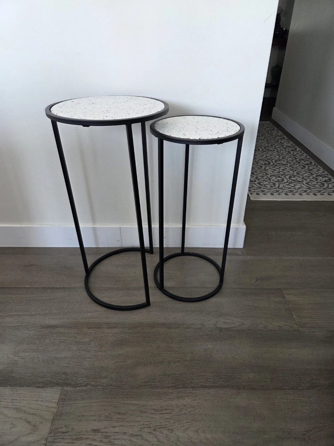 Nesting Side Tables with Terrazzo Tops - photo 2