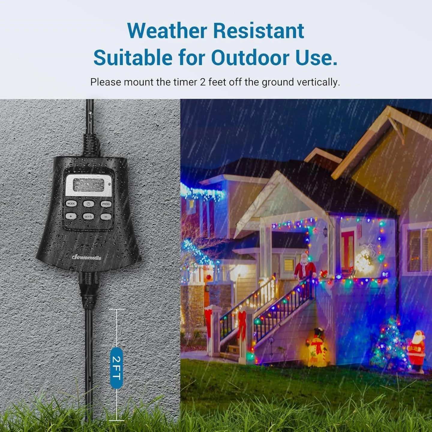Dewenwils Outdoor Digital Timer Outlet - photo 2
