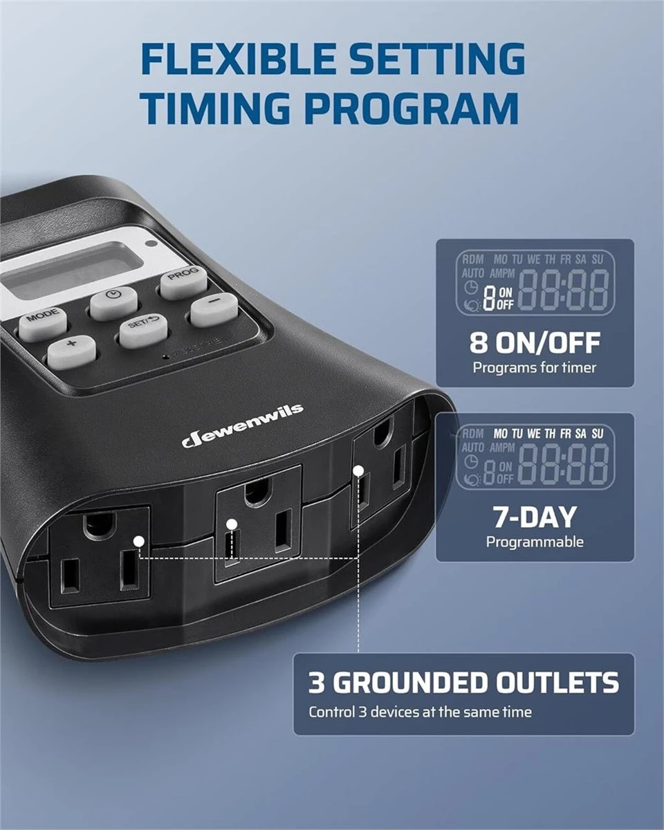 Dewenwils Outdoor Digital Timer Outlet - photo 4