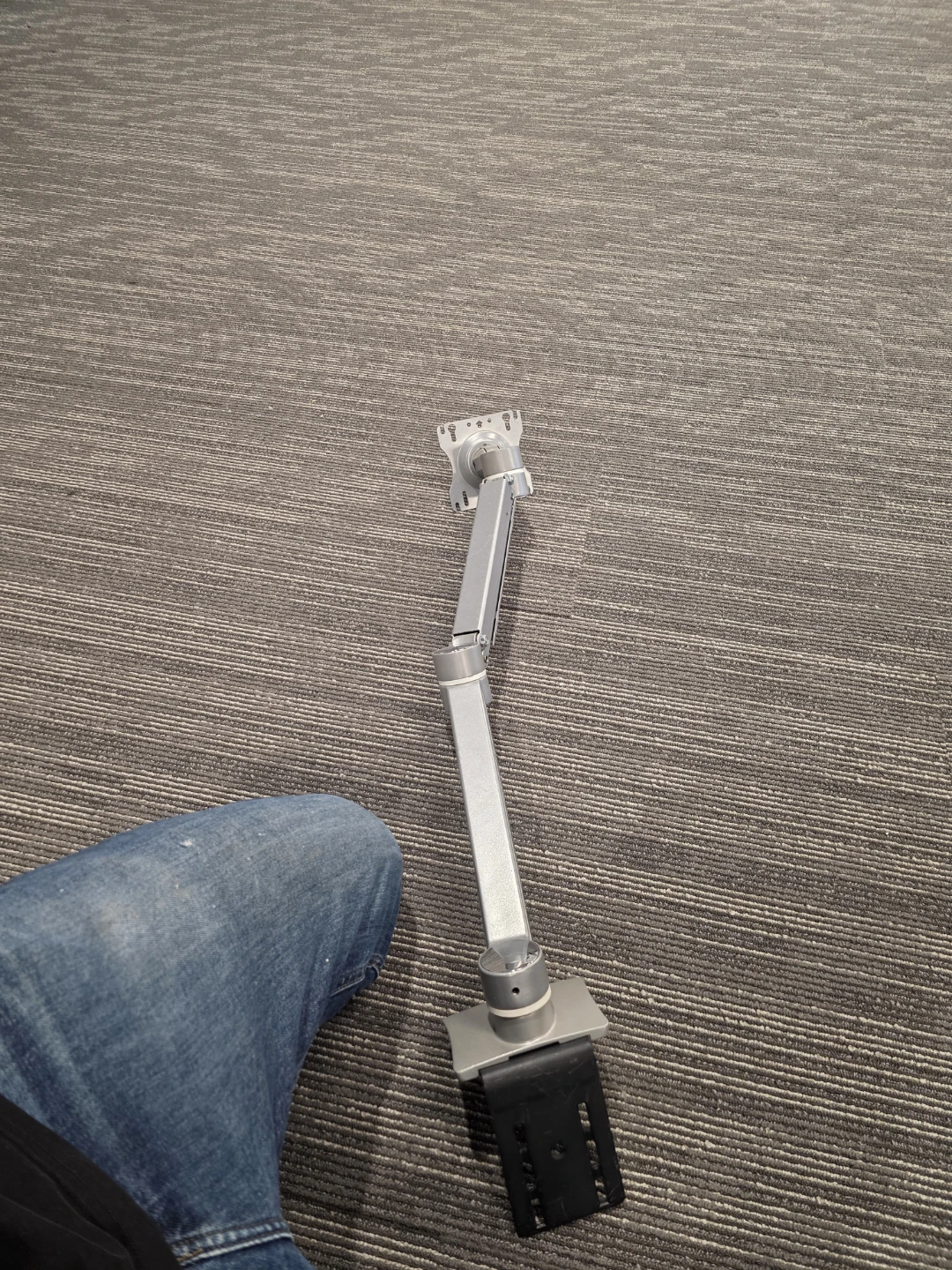 Silver Adjustable Monitor Arm - photo 2