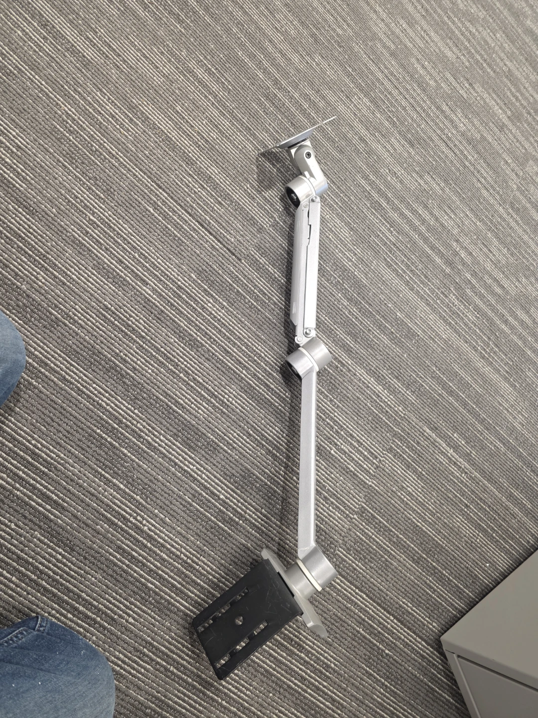 Silver Adjustable Monitor Arm - photo 3