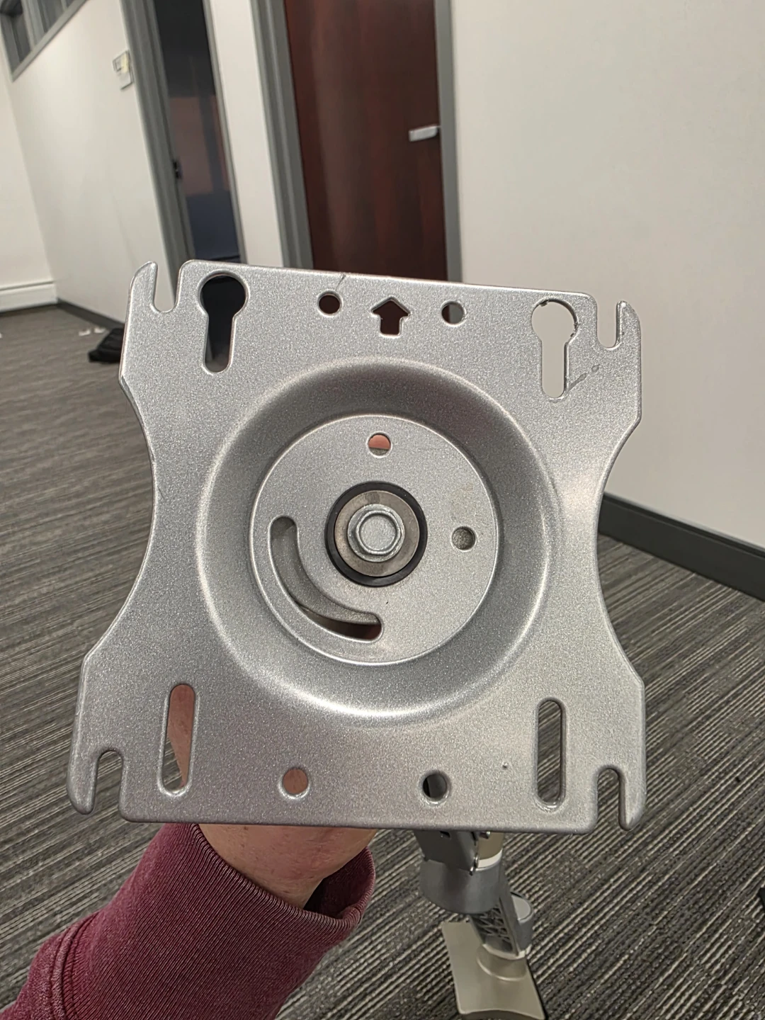 Silver Adjustable Monitor Arm - photo 4