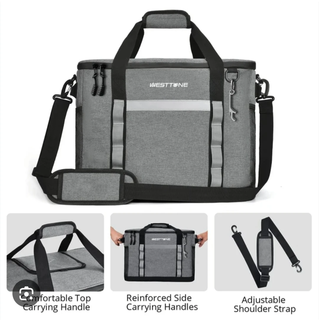 Portable Soft Cooler Bag - Can Insulated Camping Cooler, Leak... - photo 5