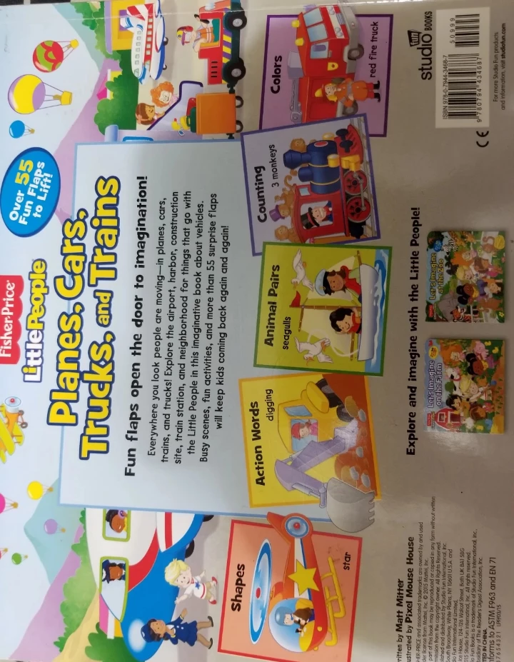 Fisher-Price Planes, Cars, Trucks, and Trains Book 🥕 - photo 4