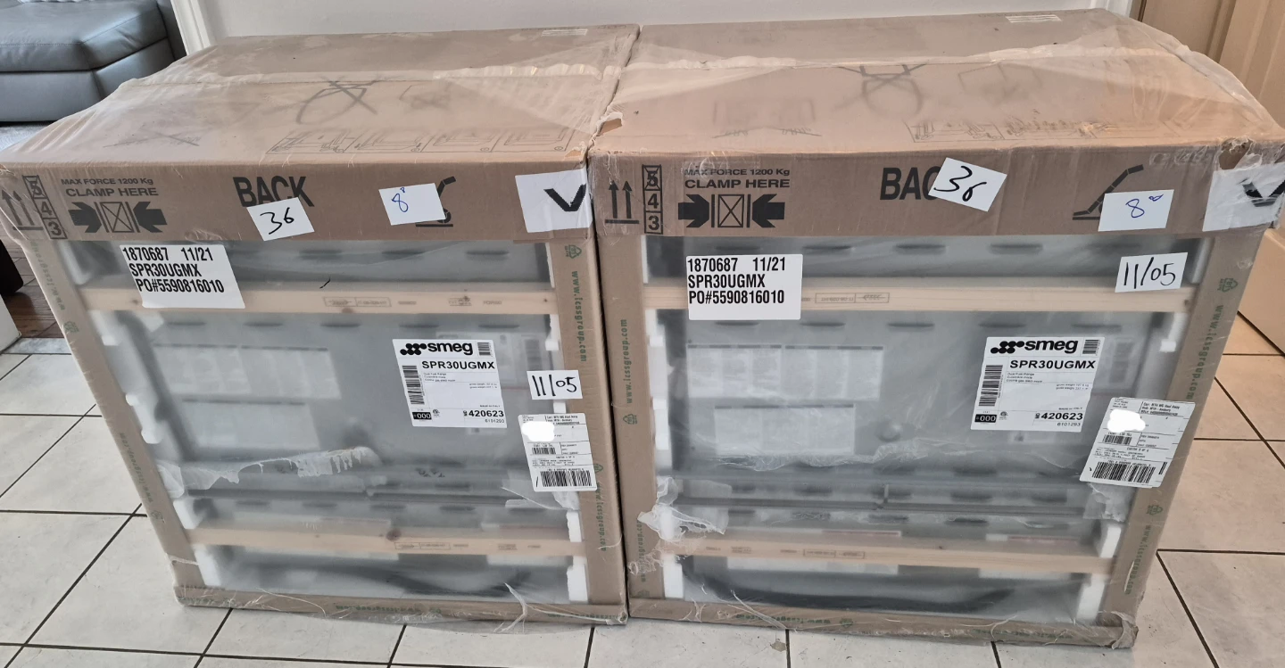 NEW LUXURY Dual Fuel Stoves 30" Smeg Ranges
