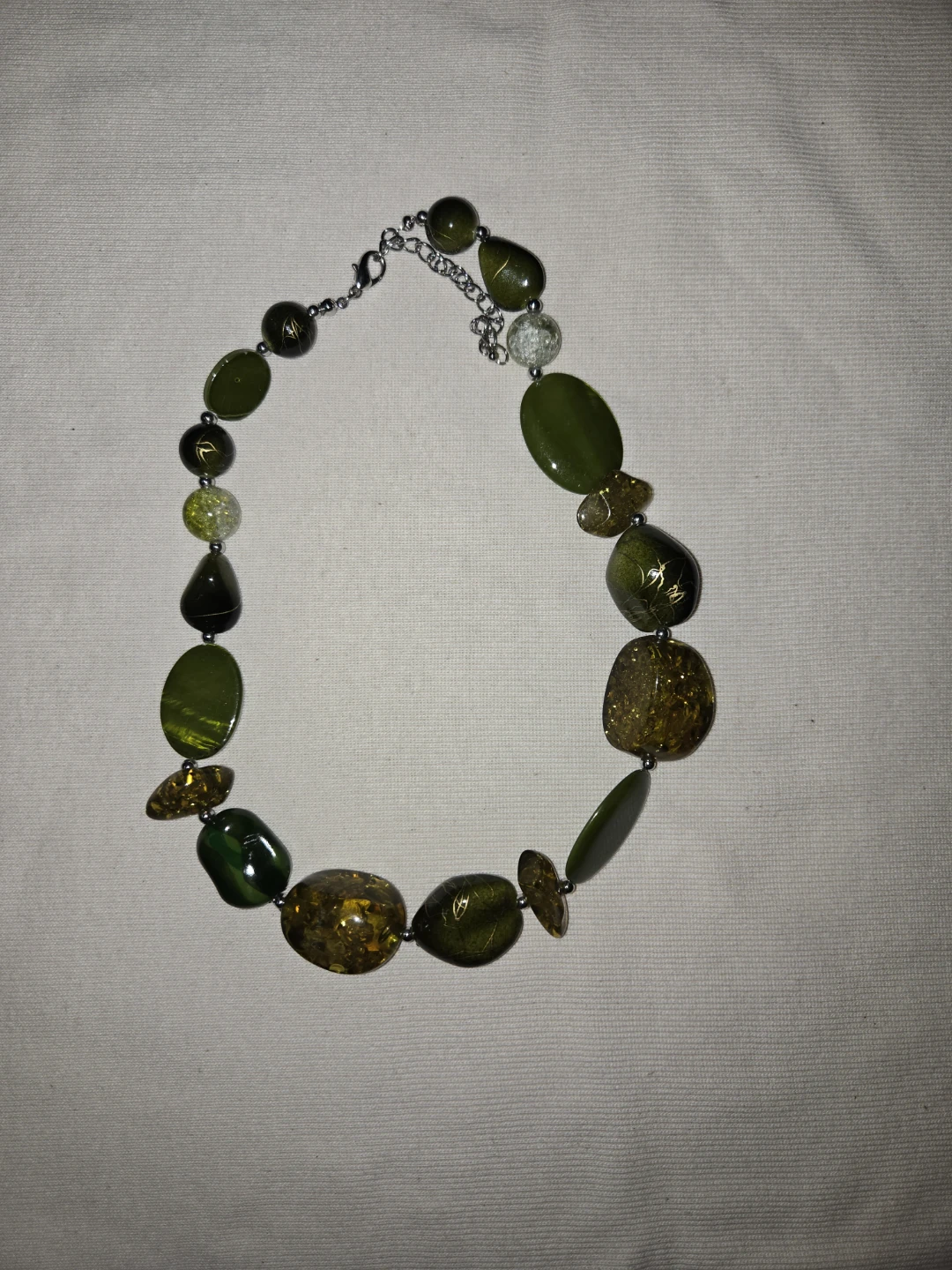 Green Beaded Necklace