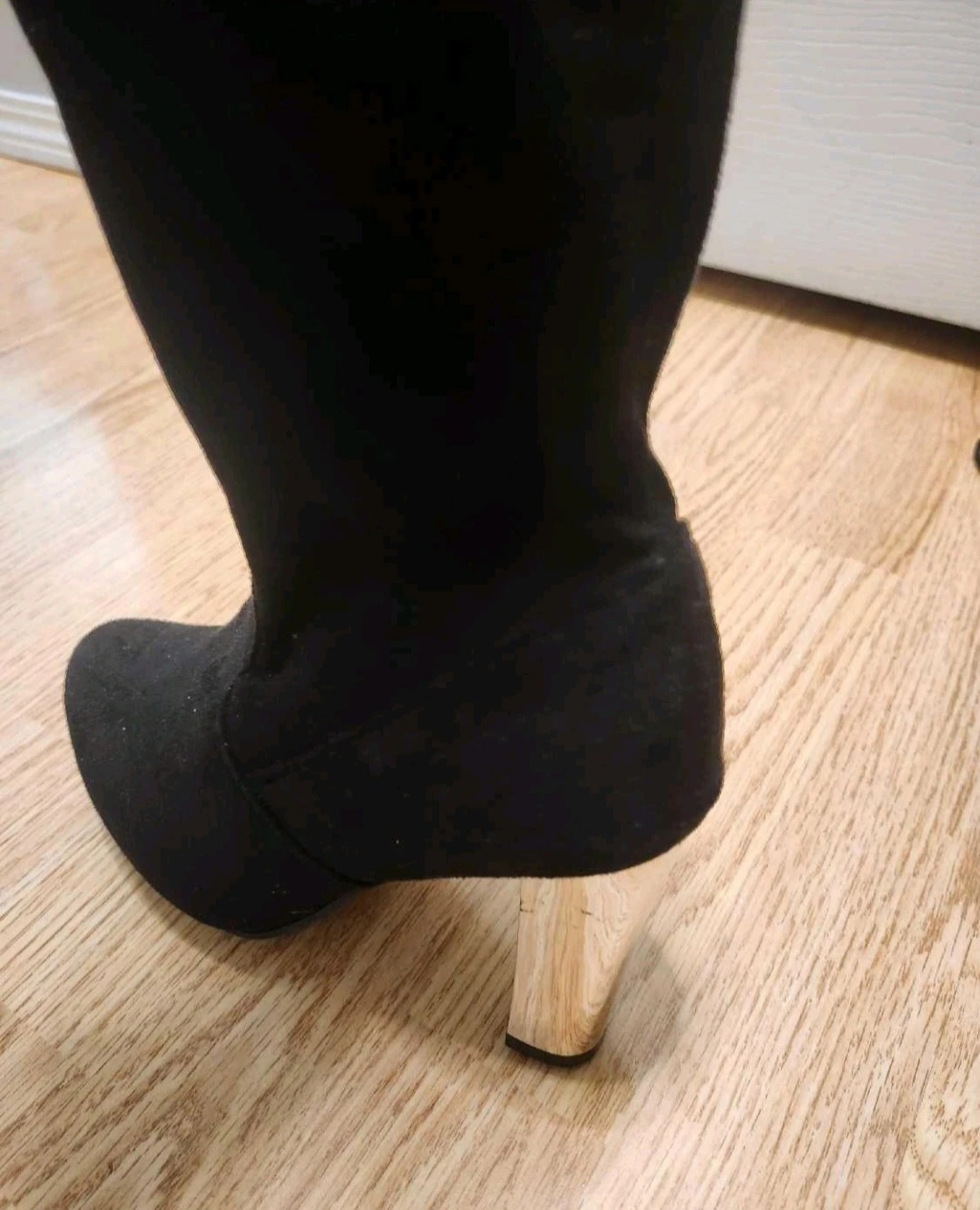 Brand New Black  High  Dress Boots