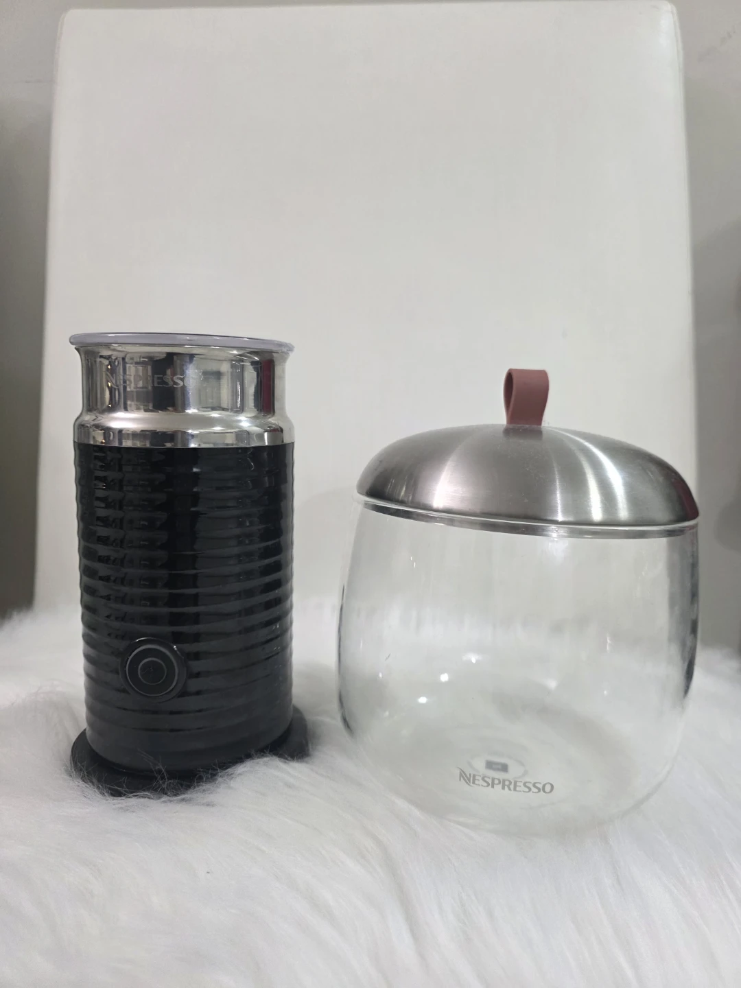Nespresso Aeroccino Milk Frother & Glass Canister - photo 2