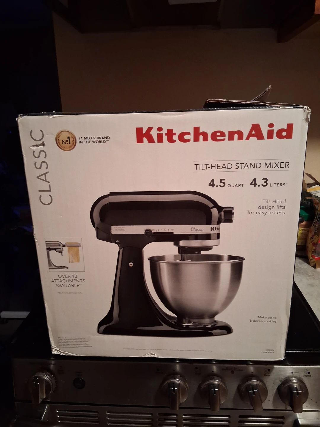 KitchnAid 4.5 mixer/ tilt head. Brand new used once - photo 3