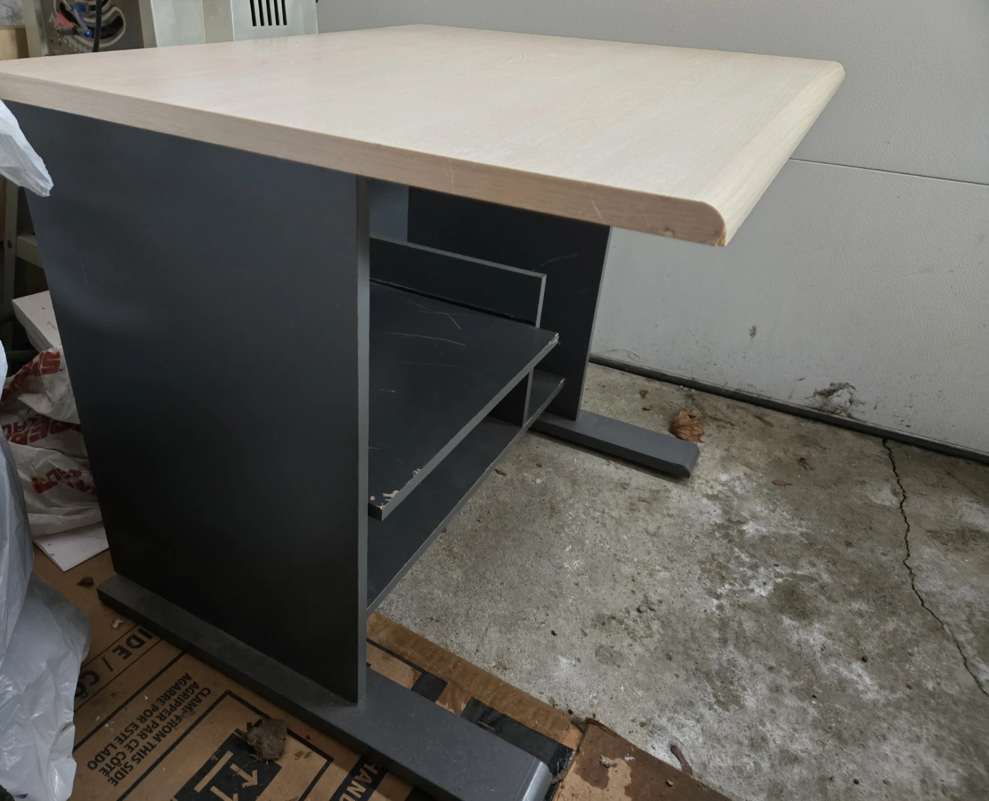 Study Desk with Pull-Out Drawer