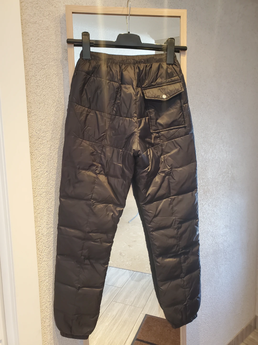 Black Puffer Down Filled Snow Pants S/P - photo 2