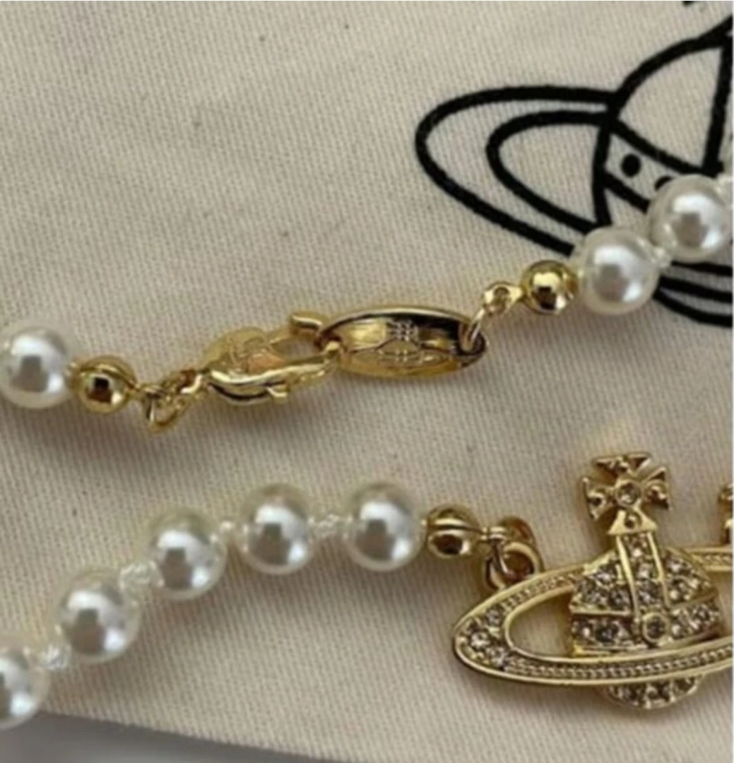 Vivienne Westwood Pearl Necklace with Orb Pendant - photo 3