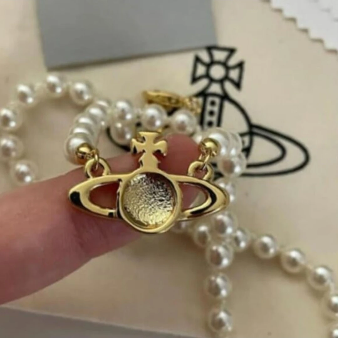 Vivienne Westwood Pearl Necklace with Orb Pendant - photo 4