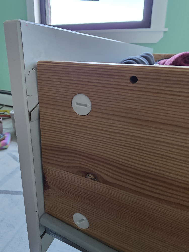IKEA Hemnes White 3-Drawer Dresser - photo 5