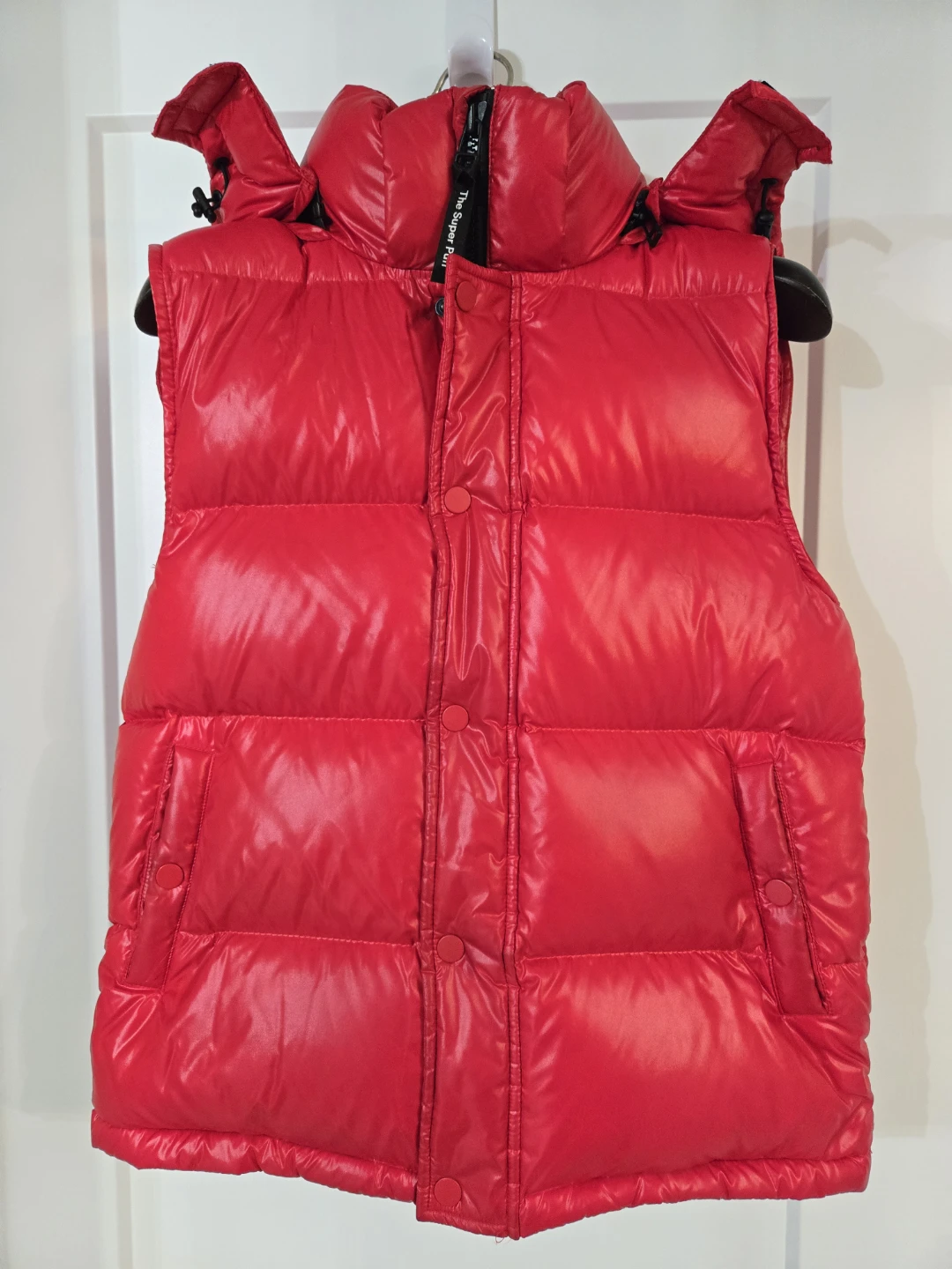 TNA Super Puff Vest - Red - Size XS