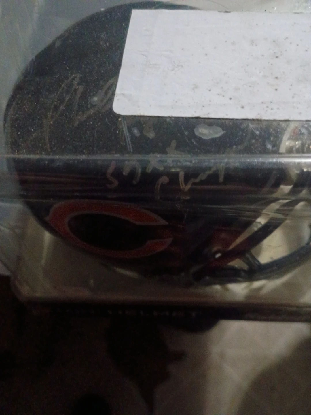 Riddell NFL Chicago Bears Mini Helmet Reggie Phillips Autograph - photo 2