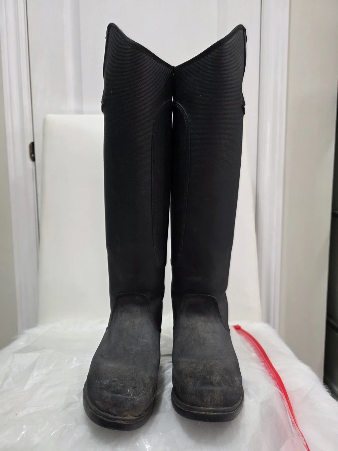 Mountain Horse Black Tall Horse Riding Boots Thermolite