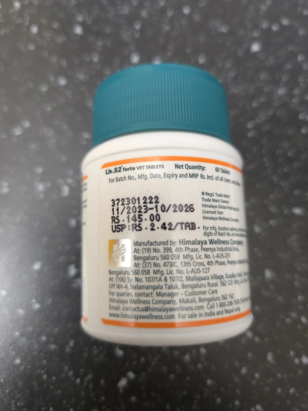 Himalaya Liv.52 Forte Vet Tablets - 50 Tablets - photo 2