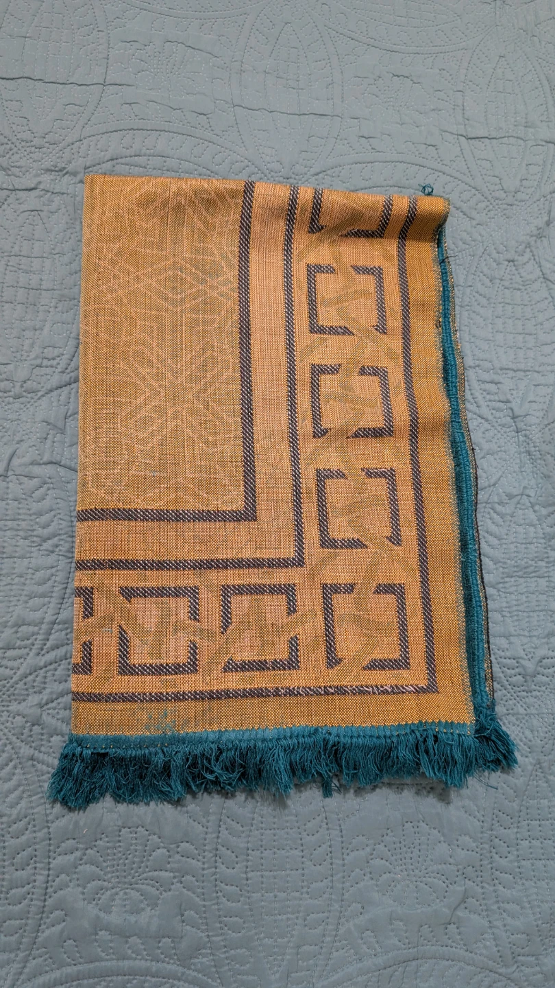 Prayer Rug - Teal & Gold - photo 5