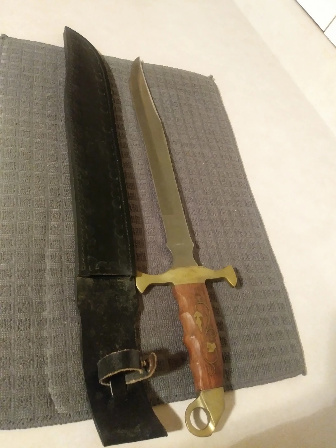 Decorative Bowie Knife with Sheath