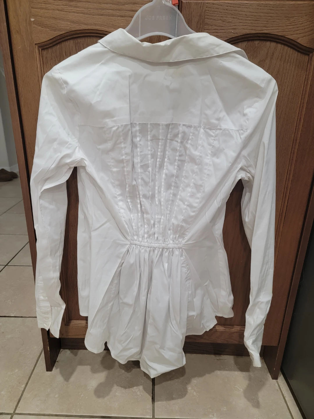 White Button-Up Shirt - photo 2