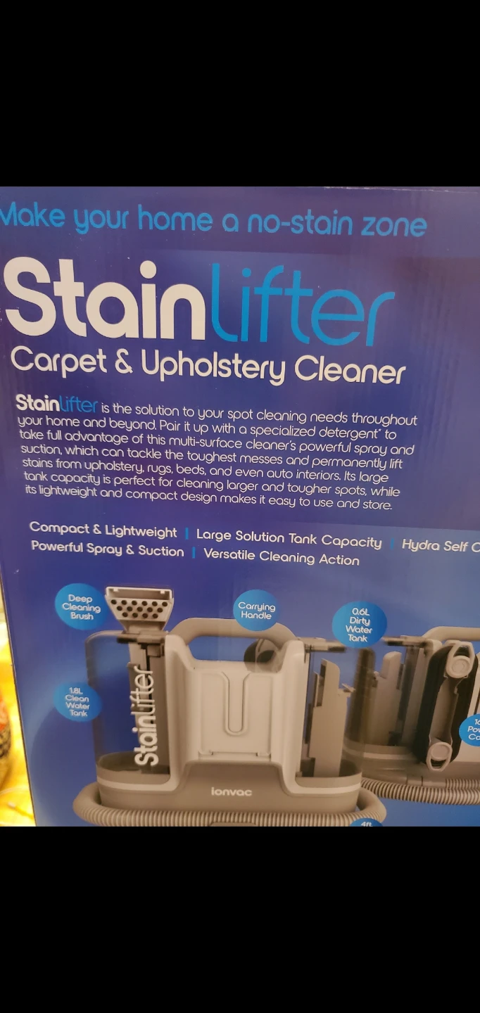 Ionvac StainLifter Carpet & Upholstery Cleaner🥕 - photo 2