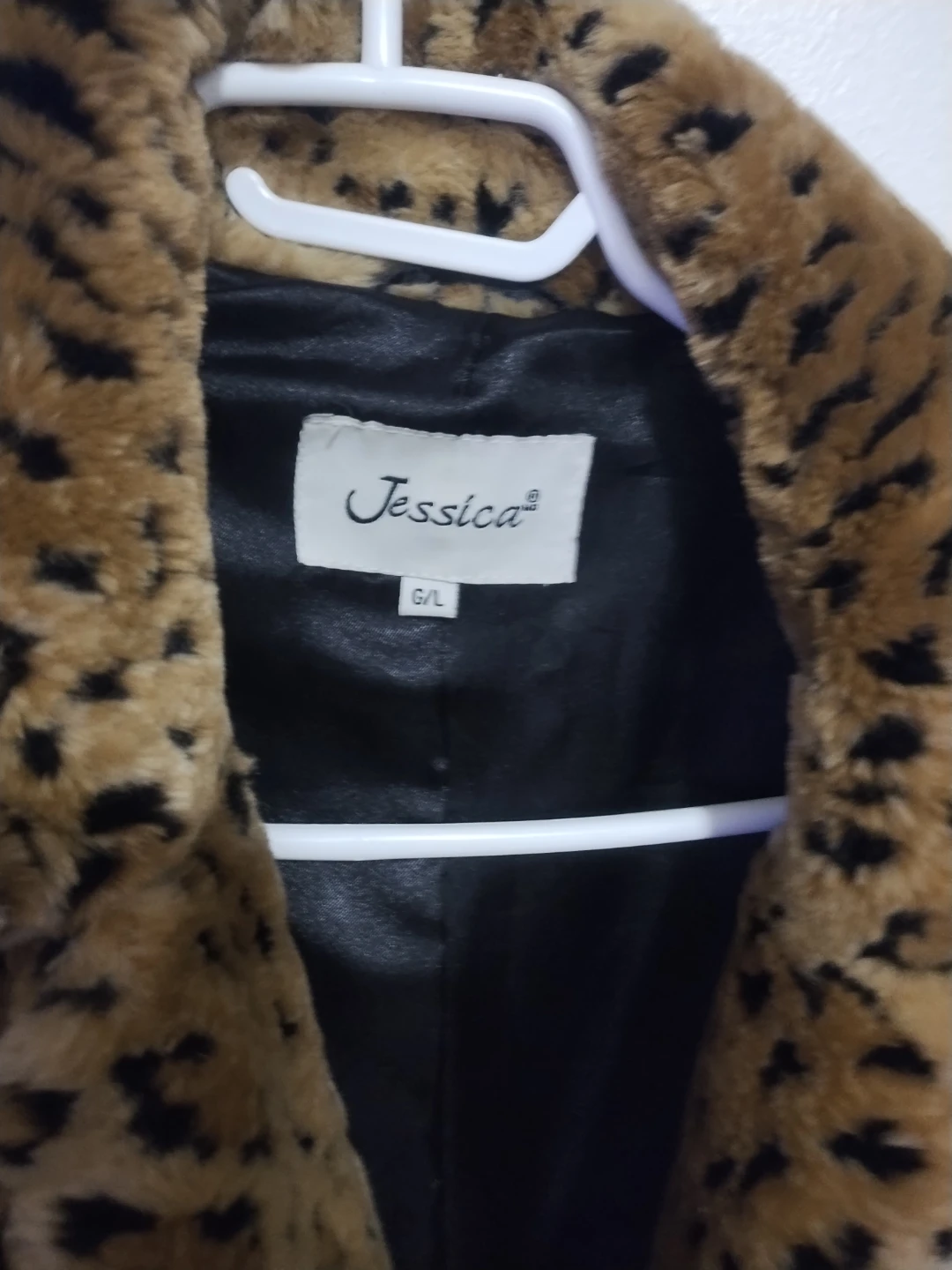 Jessica Leopard Print Faux Fur Coat G/L - photo 2