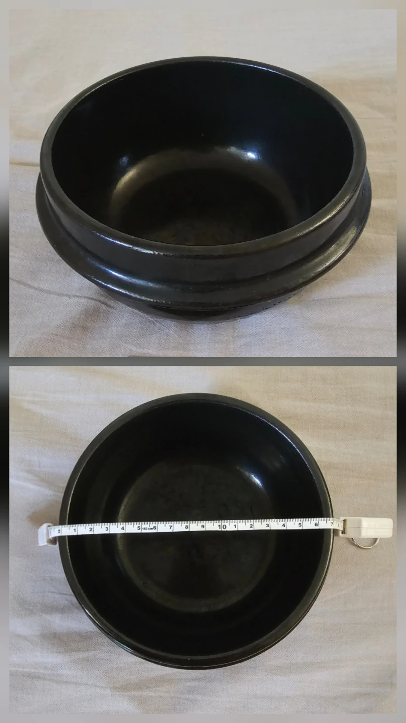 Black Korean Stone Bowl - photo 2