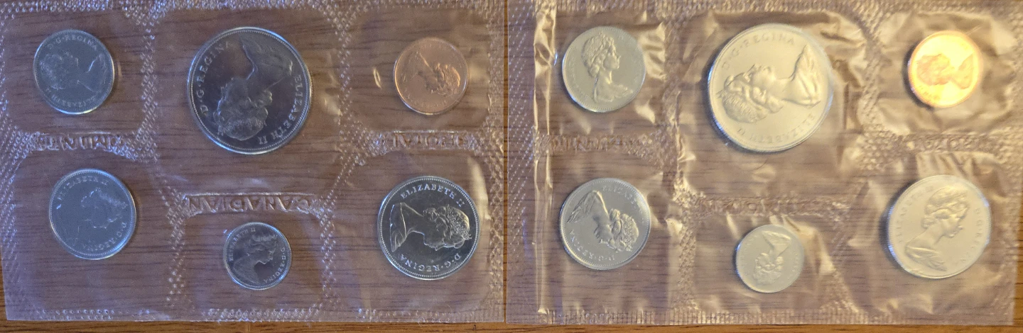CANADA 1969 Uncirculated Coin Prooflike Set Royal Canadian Mint - photo 5