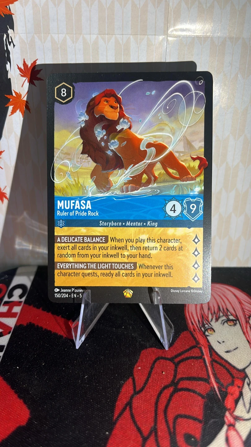 Disney Lorcana Mufasa Card