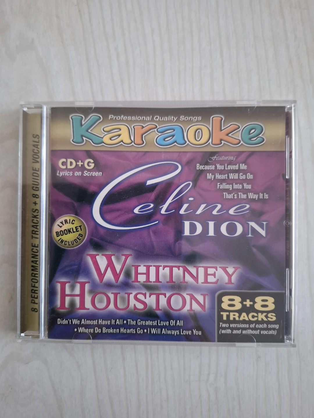 Karaoke Bay Celine Dion Whitney Houston CD+G Disc