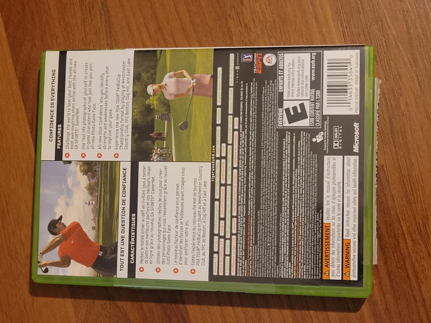 Tiger Woods PGA Tour 08 - Xbox 360 Game - photo 2