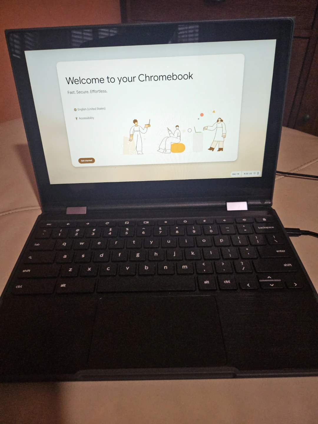 Lenovo Chromebook 2-in-1 Foldable Touchscreen Laptop