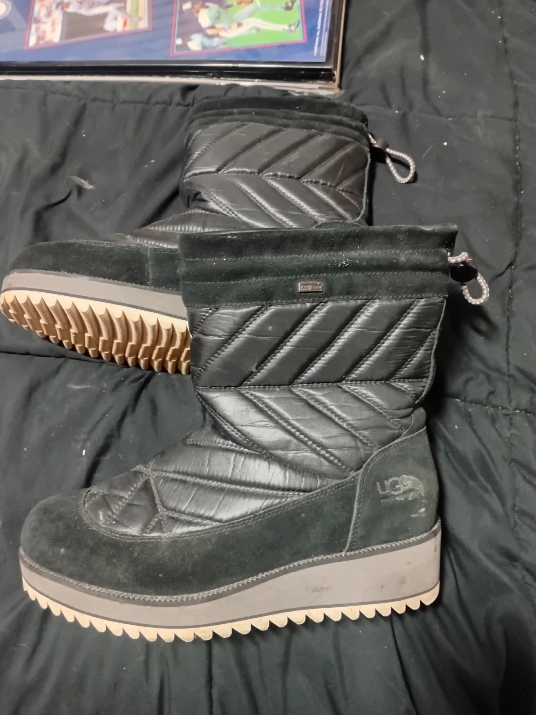UGG Puffer Boots - Black