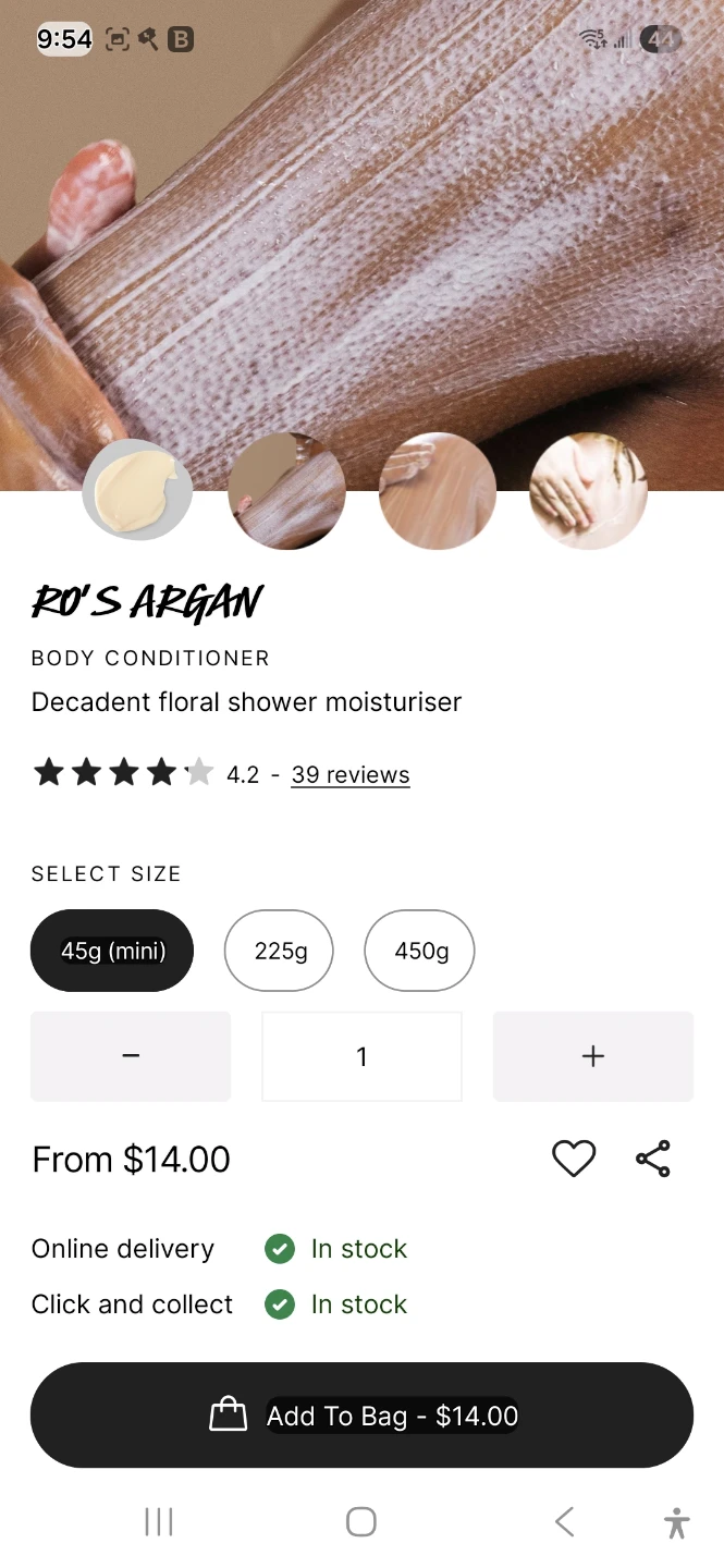 LUSH Ro's Argan Body Conditioner