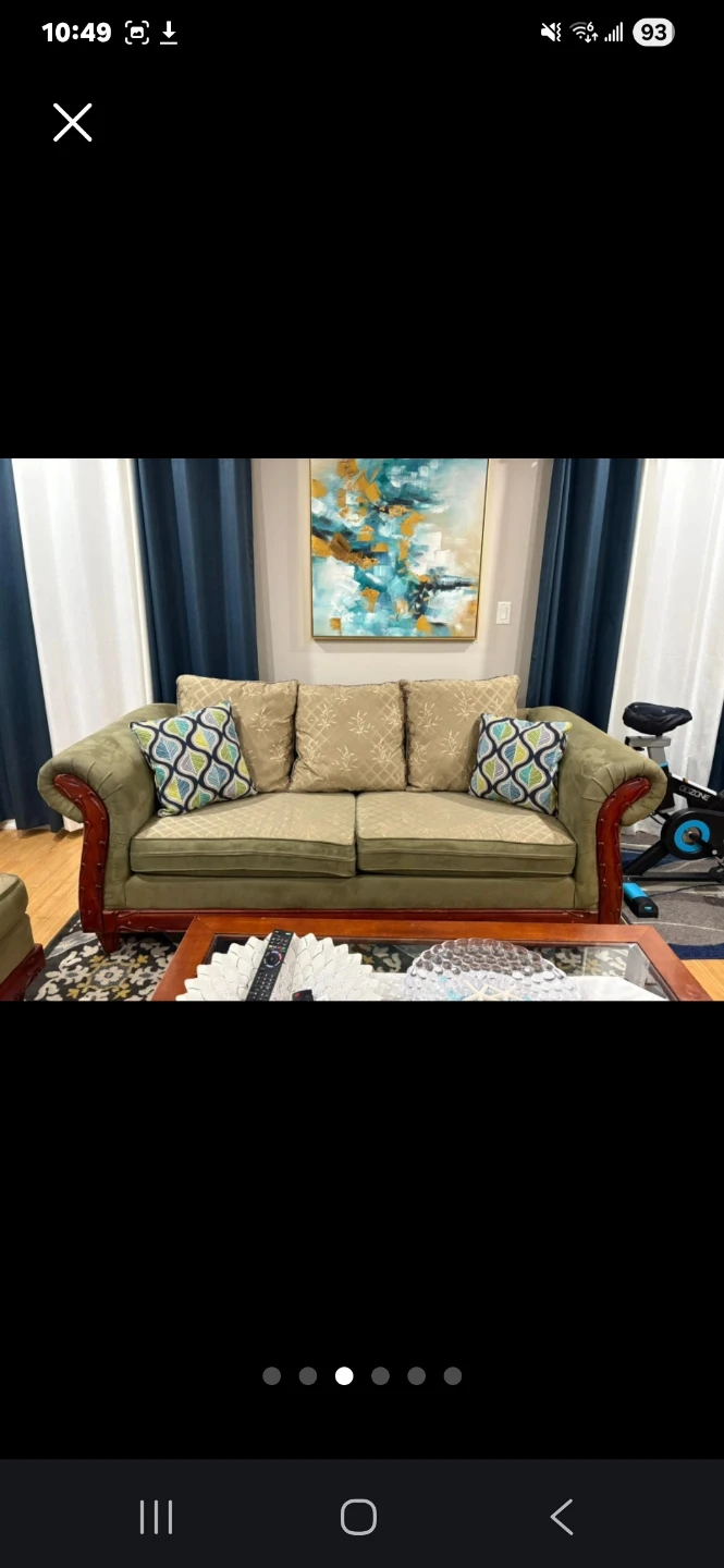 Sofa Set - Sage Green